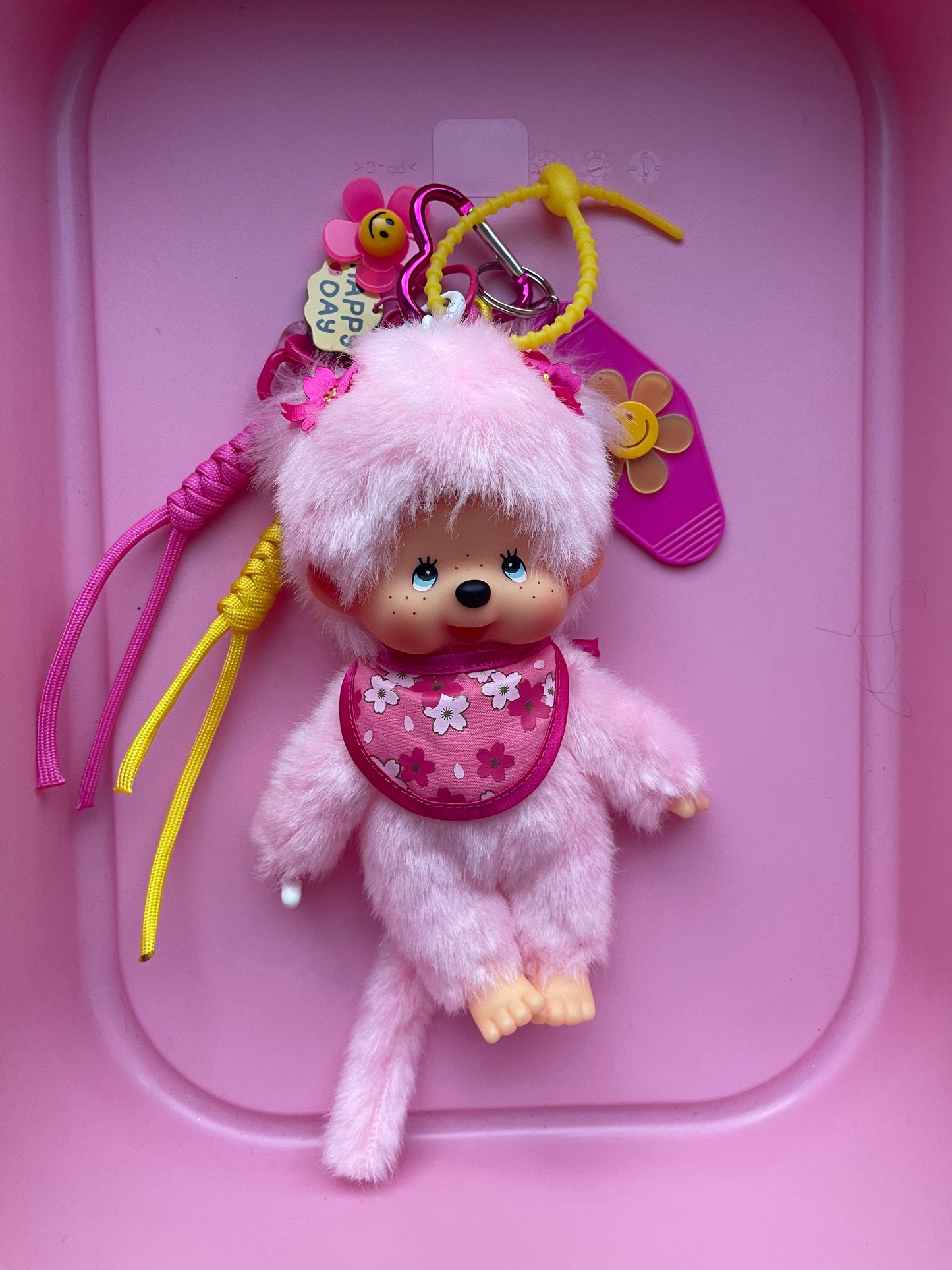 Bijou de sac " Flower Pink Moncchichi " - Edition Tendre Enfance