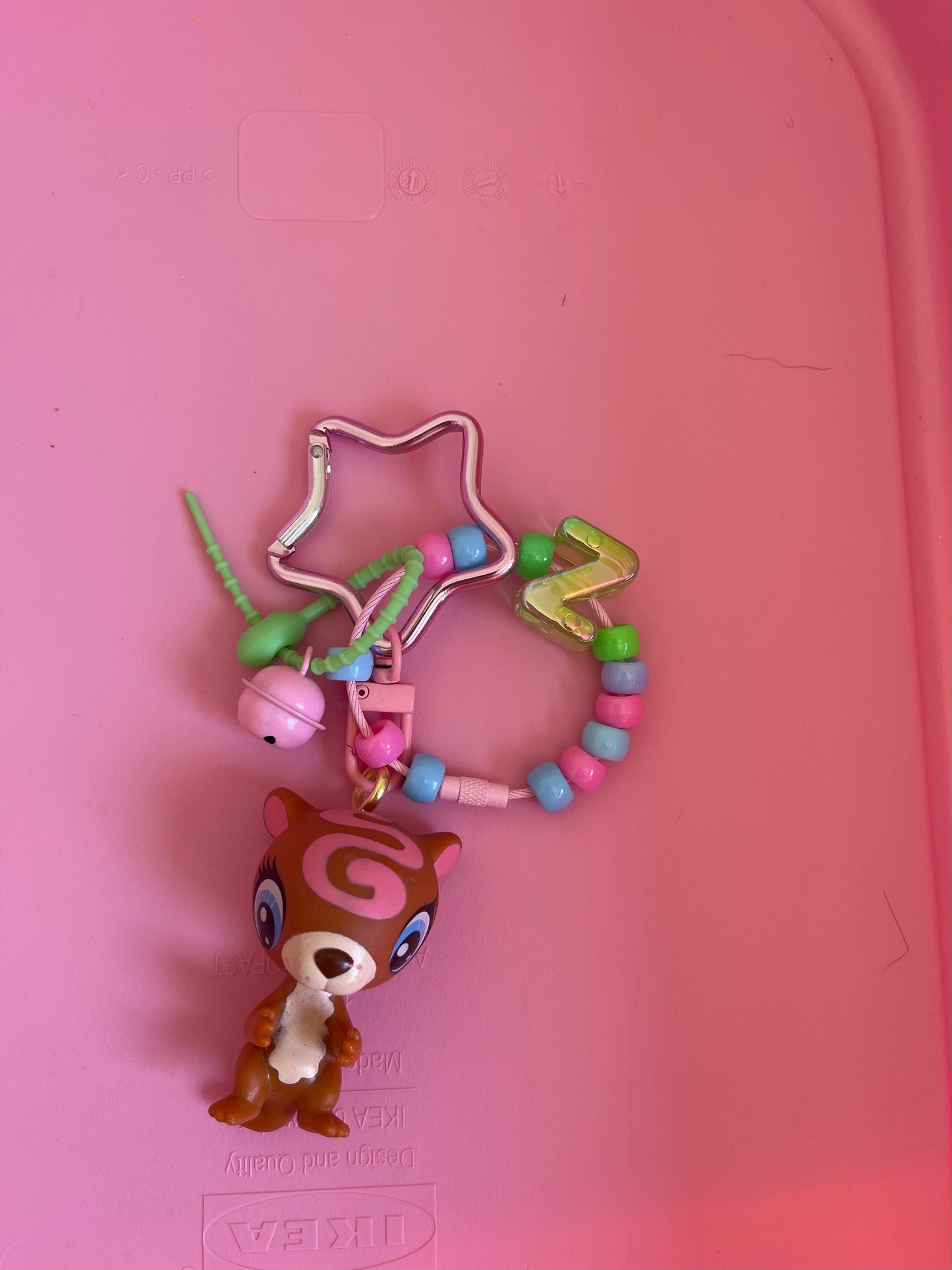 Bijou de sac " My littlest Pet shop Castor "