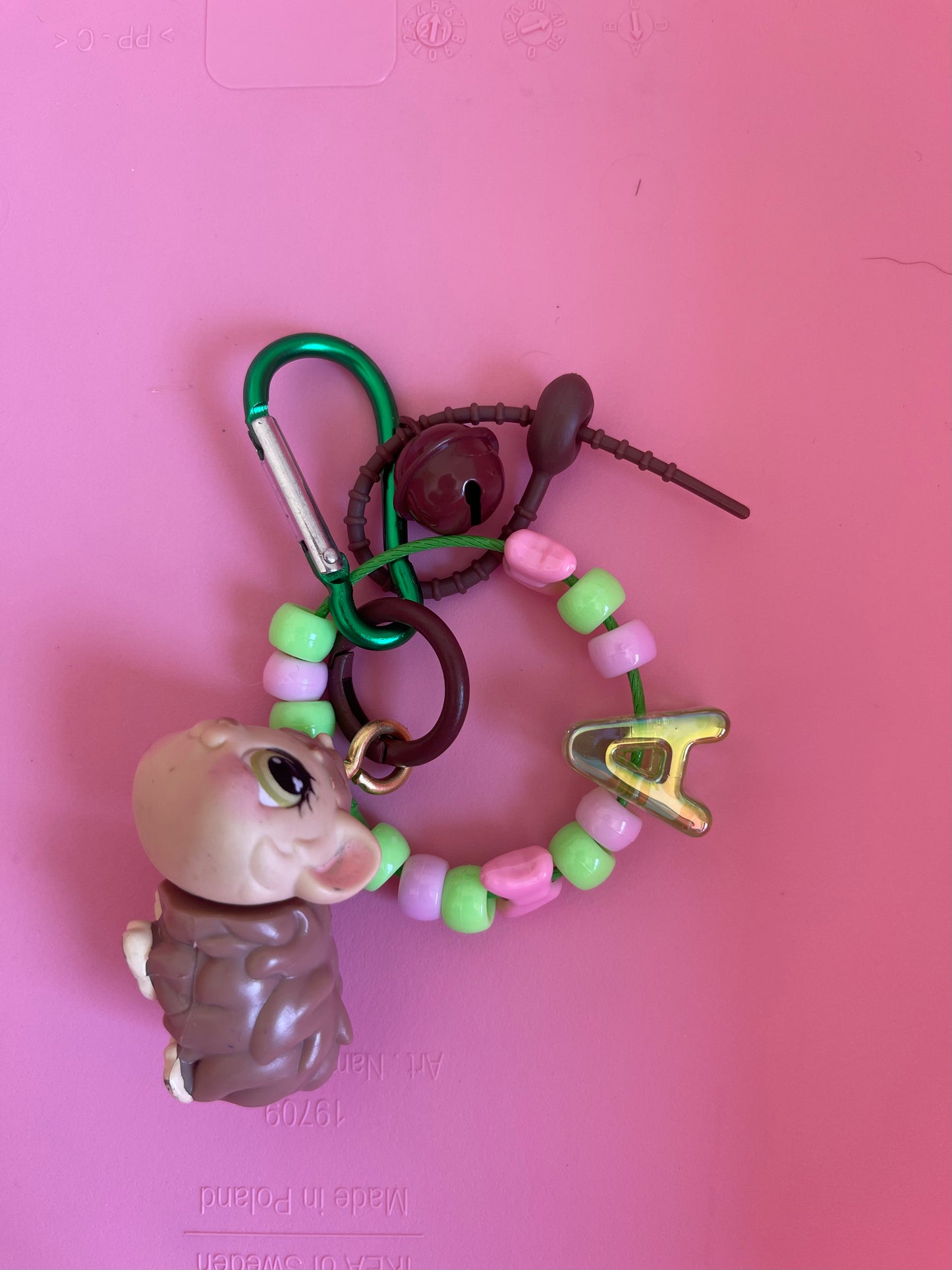 Bijou de sac " My littlest Pet Shop Hamster "