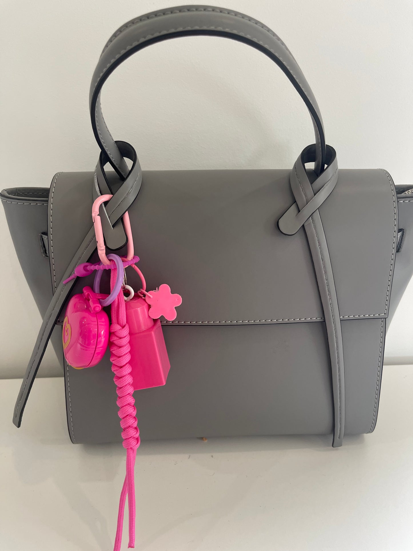 Bijou de sac " Polly Pocket Coeur " - Edition Pink Power