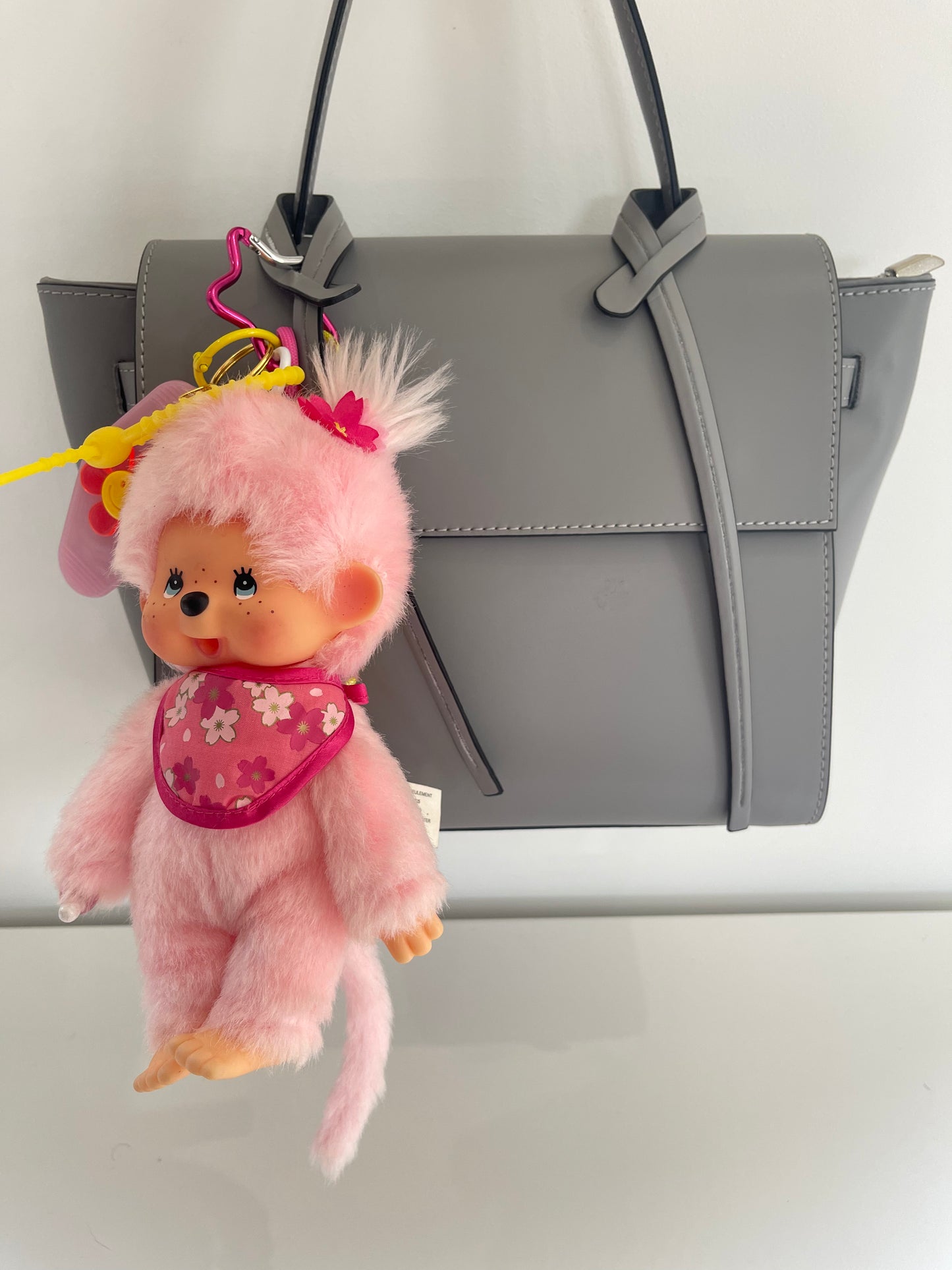 Bijou de sac " Flower Pink Moncchichi " - Edition Tendre Enfance