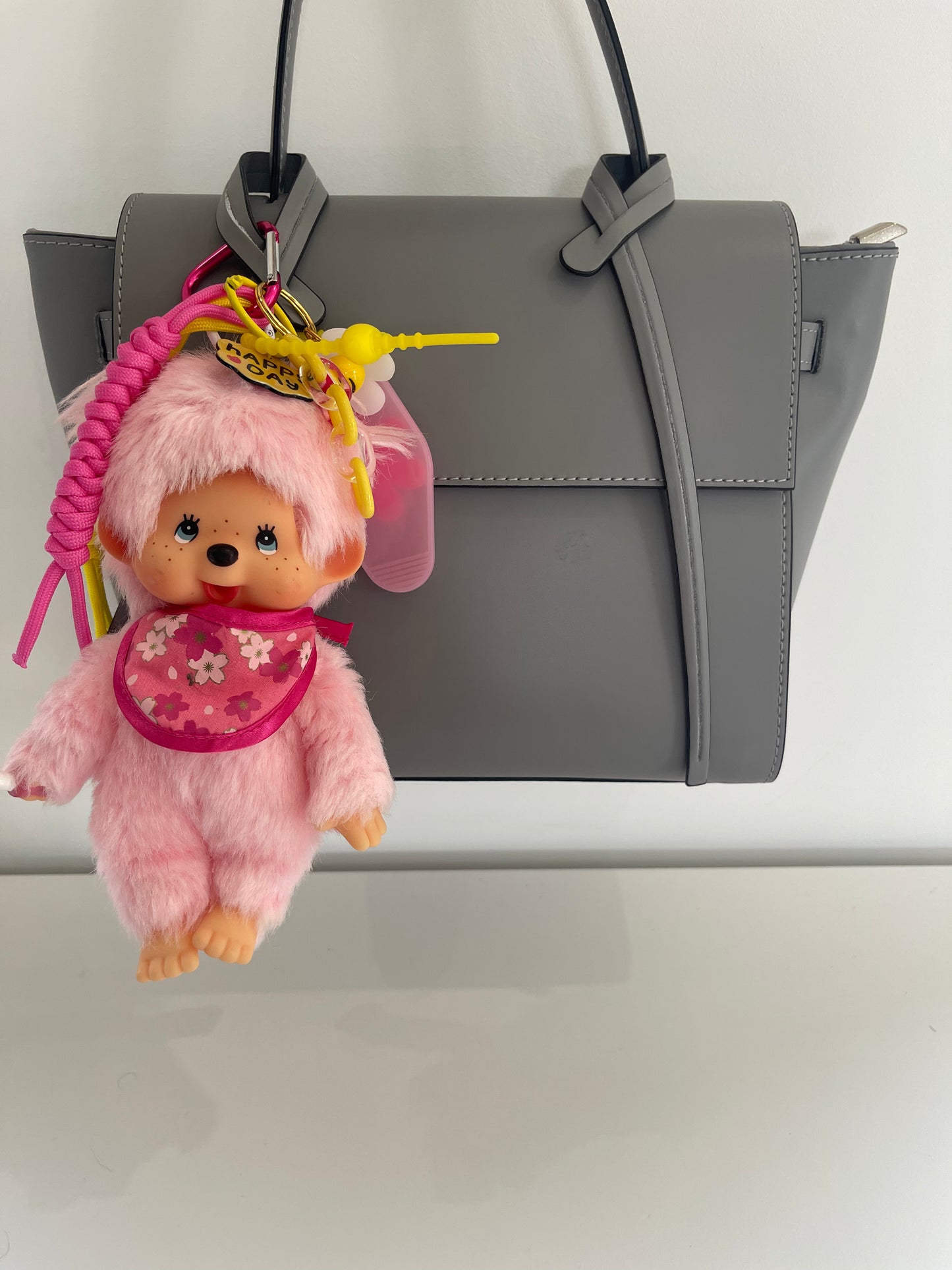 Bijou de sac " Flower Pink Moncchichi " - Edition Tendre Enfance