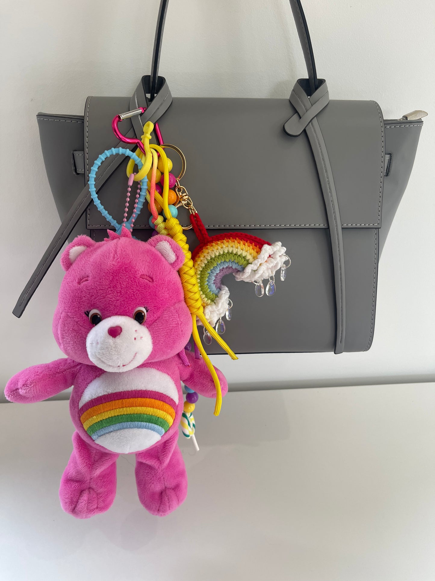Bijou de sac " Bisounours Rainbow XL " - Edition Rainbow Dream