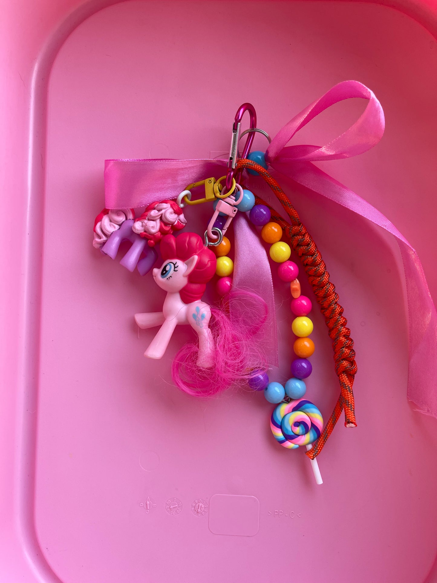 Bijou de sac "  Poney Rainbow " - Edition Magic Pastel