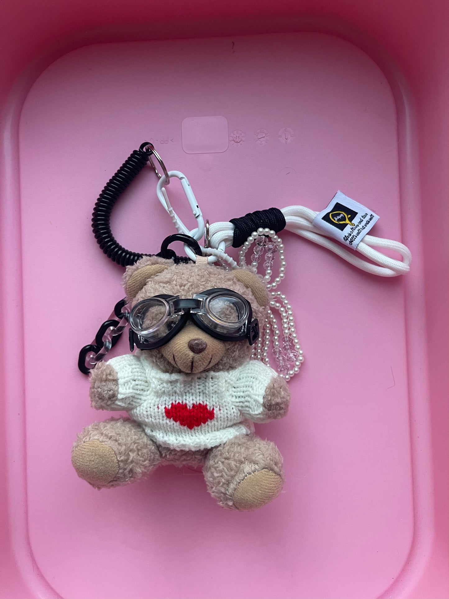 Bijou de sac " Doudours Sporty Love " - Edition Grain de Folie