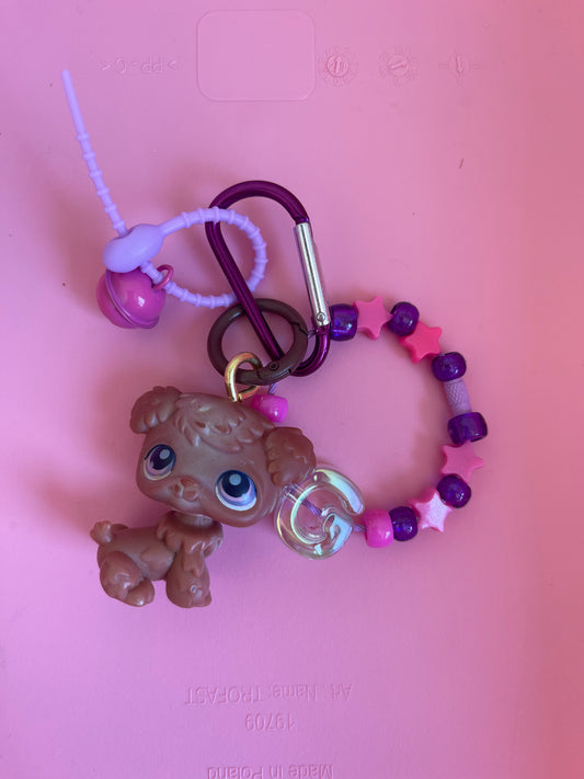 Bijou de sac " My Littlest Pet Shop Caniche "