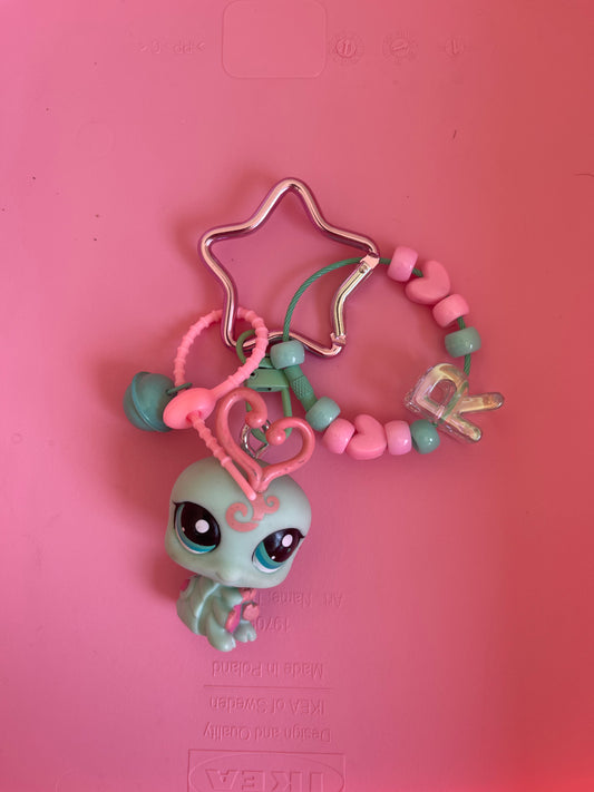 Bijou de sac " My littlest Pet Shop Tortue "