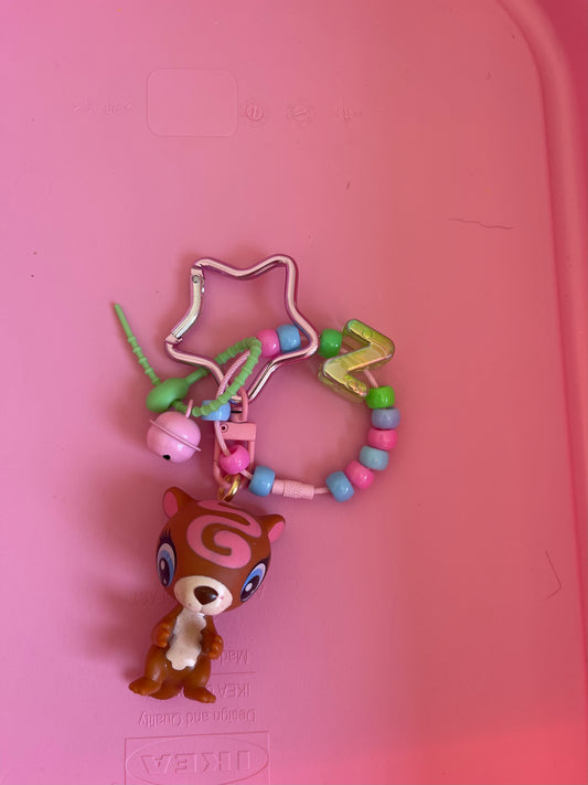 Bijou de sac " My littlest Pet shop Castor "