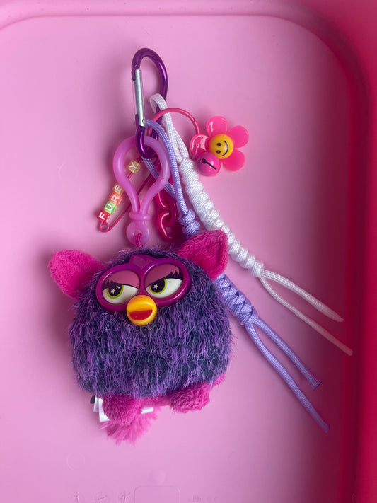 Bijou de sac " Furby violet " - Edition Furby Boom