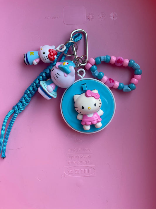 Bijou de sac " Hello Kitty Blue " - Edition Kawaii 90's