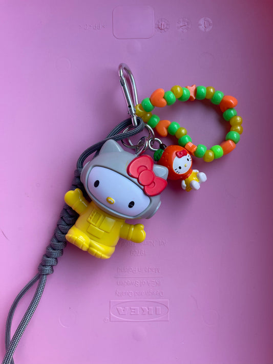 Bijou de sac " Hello Kitty Astronaute " - Edition Kawaii 90's