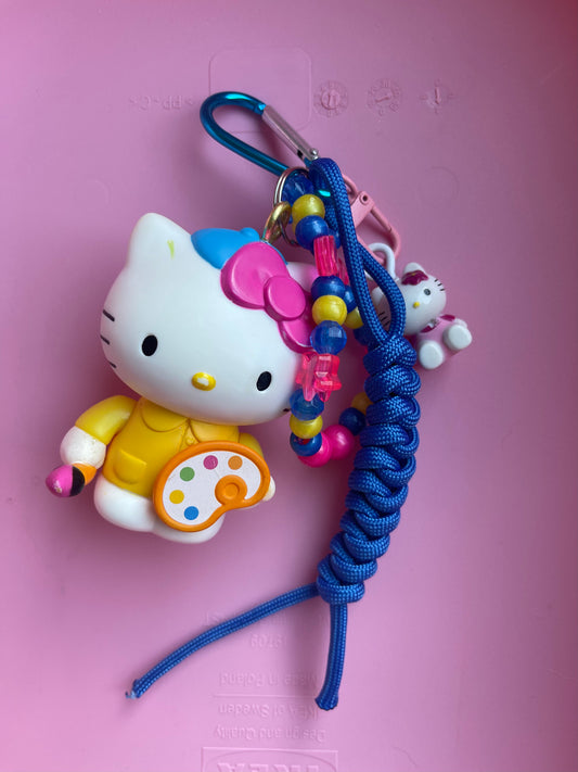 Bijou de sac " Hello Kitty Peintre " - Edition Kawaii 90's