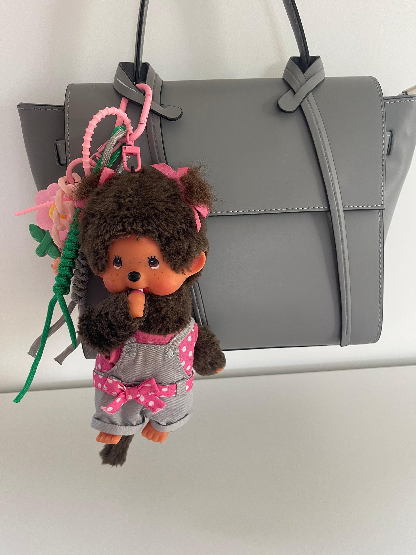 Bijou de sac " Moncchichi Pink Flower " - Edition Tendre Enfance